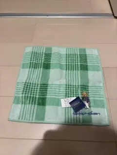 ラルフ・ローレン 緑色 チェック柄 ハンカチ　新品未使用