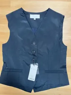 新品　MOUSSY ネイビー ノースリーブベストのサムネイル