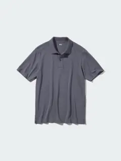 UNIQLO エアリズム カノコ グレー ポロシャツ