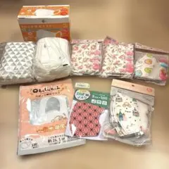 子ども用マスクまとめ売り　(不織布99枚、洗えるマスク2枚)