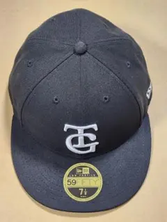 【美品】NEW ERA 読売ジャイアンツ キャップ 7⅛ 56.8㎝ ブラック