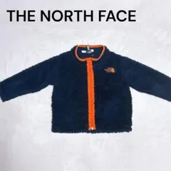 THE NORTH FACE フリースジャケット 100cm ネイビー×オレンジ