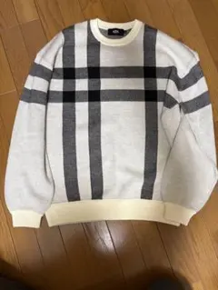 AZUL BY MOUSSY チェック柄ニット Mのサムネイル