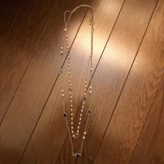 ロング2連　ネックレス
