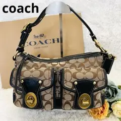 COACH Turn Lock Legacy Shoulder Bag Y2K