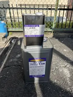 パラサーモシリコンライトブルー 2缶25.9kg A液硬化剤別ありカラー画像 
