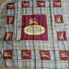 Burberry's シルクスカーフ チェック柄