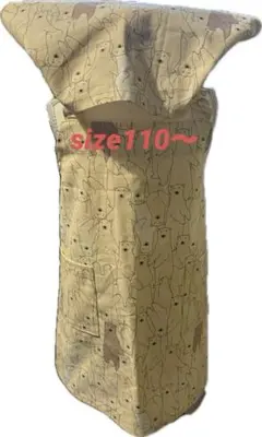 ハンドメイド♡可愛いクマさん♡エプロン　三角巾　110 120 男の子　女の子