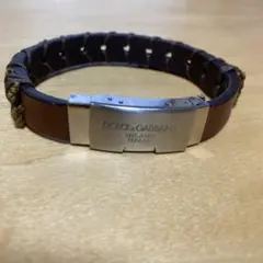 希少】D&G ラバーロゴ キャンバス ブレスレット - メルカリ