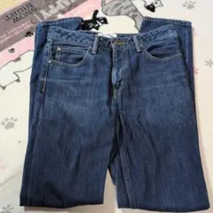 【ブラックバイマウジー】ストレートデニム　26サイズ　青　ブルー　シンプル