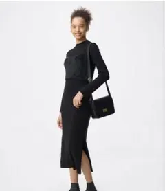 2ピースビスチェセットアップワンピース