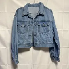 デニムジャケット クロップド丈　Mサイズ　GU