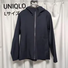 UNIQLO ブロックテックパーカ ネイビー Lサイズ