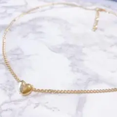 ネックレス ゴールド ハート シンプル 金色 韓国 レディース 女性