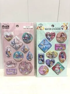 ウォーターシール　ディズニー　オイスター　プリンセス　セリア　シール