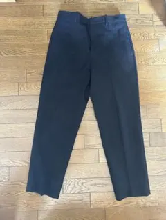 ジルサンダーJIL SANDER ネイビー グリーンスラックス 44 - メルカリ