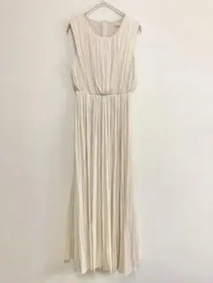 【美品】 FRAY I.D ノースリーブ プリーツ ロング ワンピース ドレス