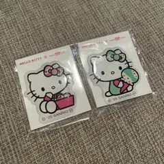 【31Clubアプリ会員限定】ハローキティ オリジナルぷっくりシール 2枚セット