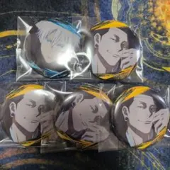 呪術廻戦 百面相缶バッジ 五条悟 夏油傑(羂索)