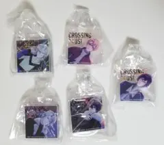crossing × us！　アクリルバッチ　5個セット　四角