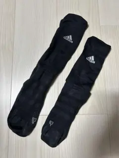 adidas ブラック サッカーソックス ショート 滑り止めあり
