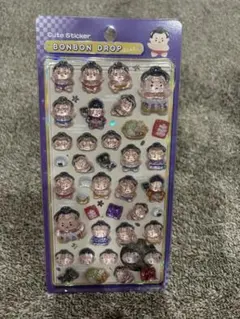 正規品！お相撲さん　和柄 ボンボンドロップシール