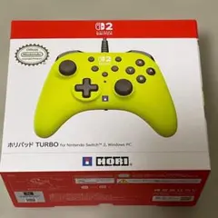 未開封品　ホリパッドTURBOforNintendoSwitch2ライムイエロー