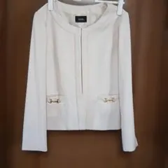 SUCRE アイボリー ノーカラージャケットのサムネイル