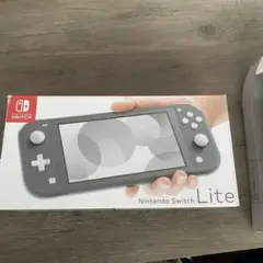 nintendo switch lite グレー