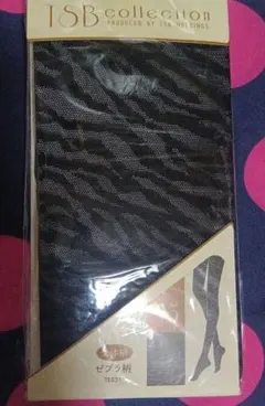 TSB collection ゼブラ柄 タイツ M-Lサイズ