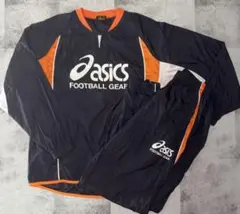 asics FOOTBALL GEAR ピステ・ウィンドブレーカー 上下セット
