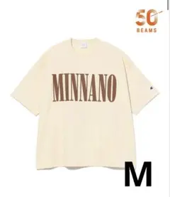 BEAMS【別注】Champion by MIN-NANO / ロゴ Tシャツのサムネイル