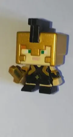 マインクラフト アレックスアキレス ゴールドアーマーフィギュア モジャン