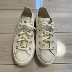 CONVERSE ALL STAR ホワイト プラットフォームスニーカー　厚底