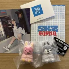 ストレイキッズ　SKZOO ライトマスコット2体セット ウルフチャン、トエッキ