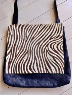 ゼブラ柄斜めがけ/ショルダーバッグ