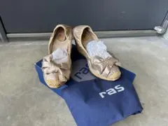 値下げ‼️rasのキラキラリボンのサンダル❤️エスパドリーユ