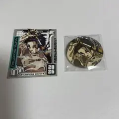 呪術廻戦 乙骨 ジャンプGIGA ステッカー 缶バッジ