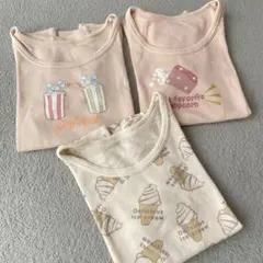 しまむら ベビー半袖肌着 95