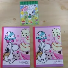 スヌーピー メモ帳1冊 A5ノート 2冊セット