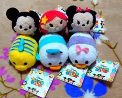 ディズニーツムツムぬいぐるみ6体セット