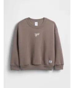 タグ付き 新品未使用GAP ロゴ入り ブラウン トレーナー