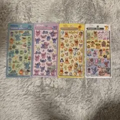 ディズニー ボンボンドロップシール4種セット