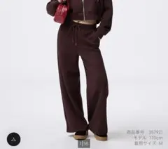 GU パフスウェットバギーパンツ