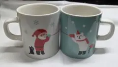DECOLE concombre ペアマグセット サンタクロース クリスマス