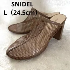 SNIDEL メッシュサポ BEG L ミュールL 24.5のサムネイル