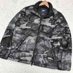 00s 紺タグ NIKE 迷彩柄　ダウンジャケット　レア物 カモ y2k