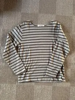 BACK NUMBER 長袖　ボーダーカットソー　お洒落な茶系♪