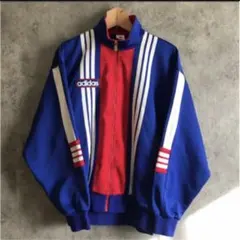アディダス　トラックジャケット　デサント　サイズL adidas トリコロール