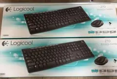 logicool MK270 ワイヤレスキーボードセット　2個セット